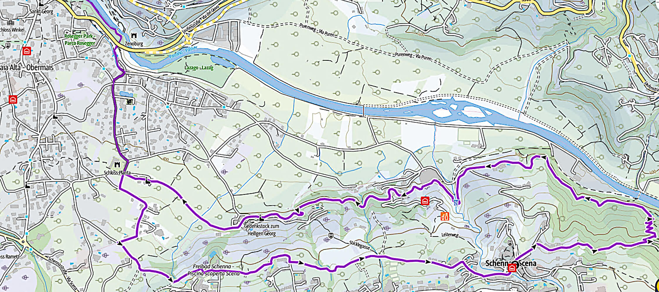Italien-Trentino_Suedtirol_Alto_Adige_Merano_Meran_Natur_Sommer_Laufen_Joggen_Route_Schenna_2250x1000
