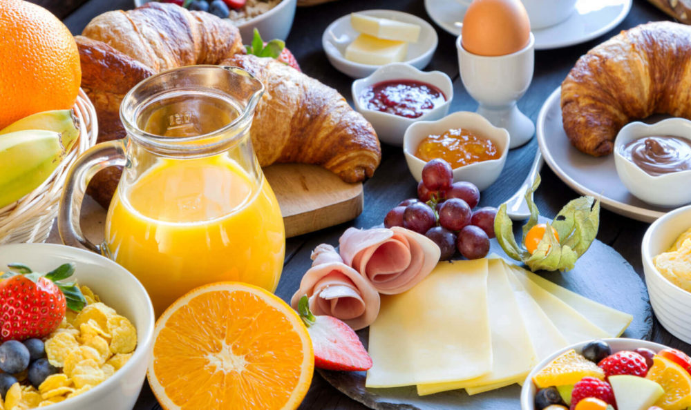 Colazione nella Villa Laurus
